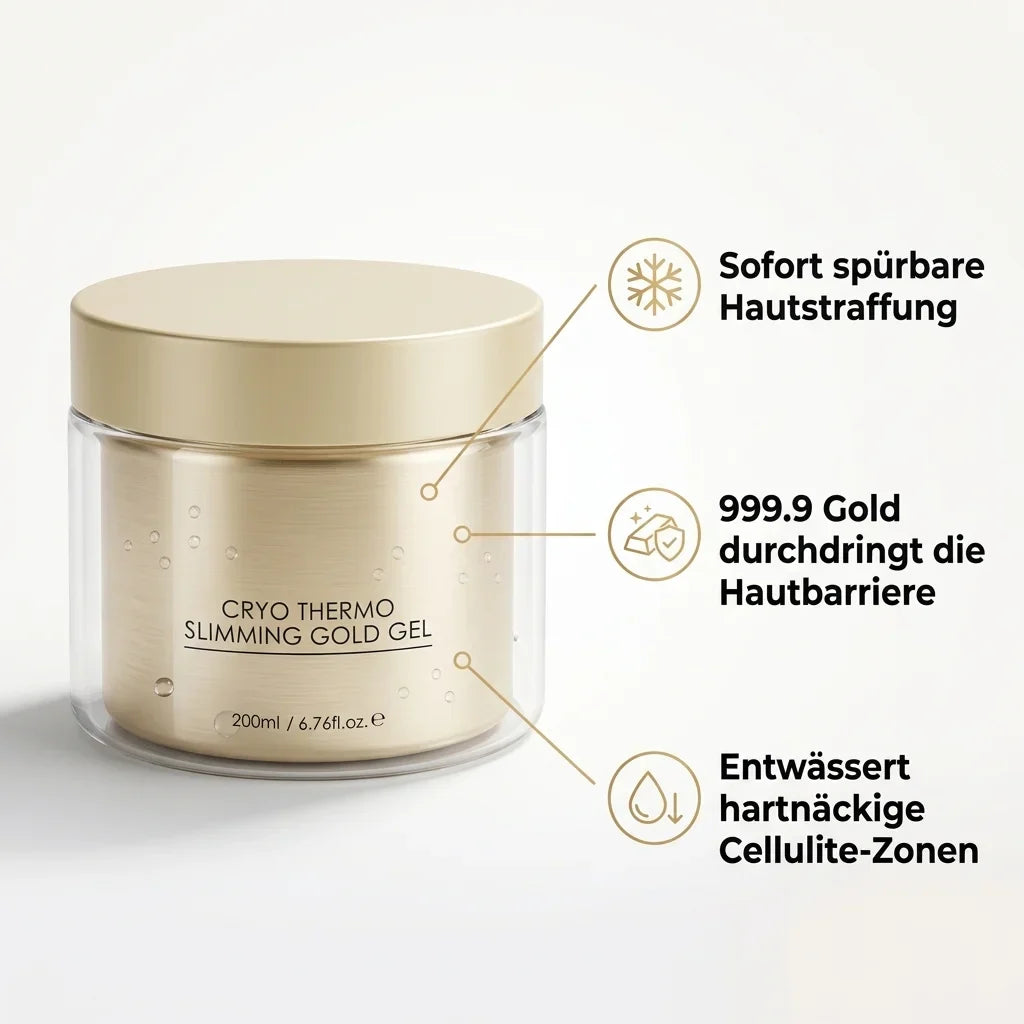 Cryo-Thermo Slimming Gold Gel™ – Klinische Körperstraffung mit echtem 999.9 Gold