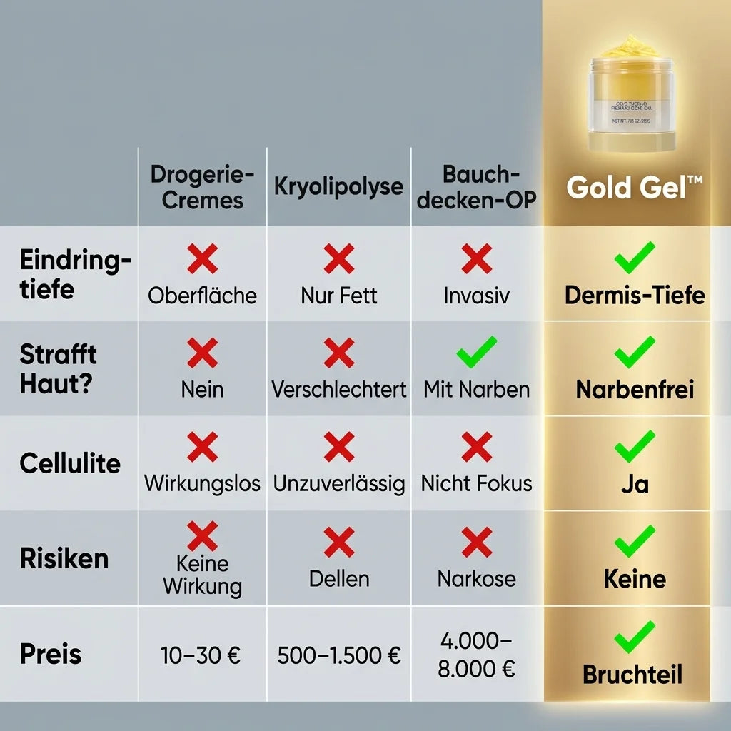 Cryo-Thermo Slimming Gold Gel™ – Klinische Körperstraffung mit echtem 999.9 Gold